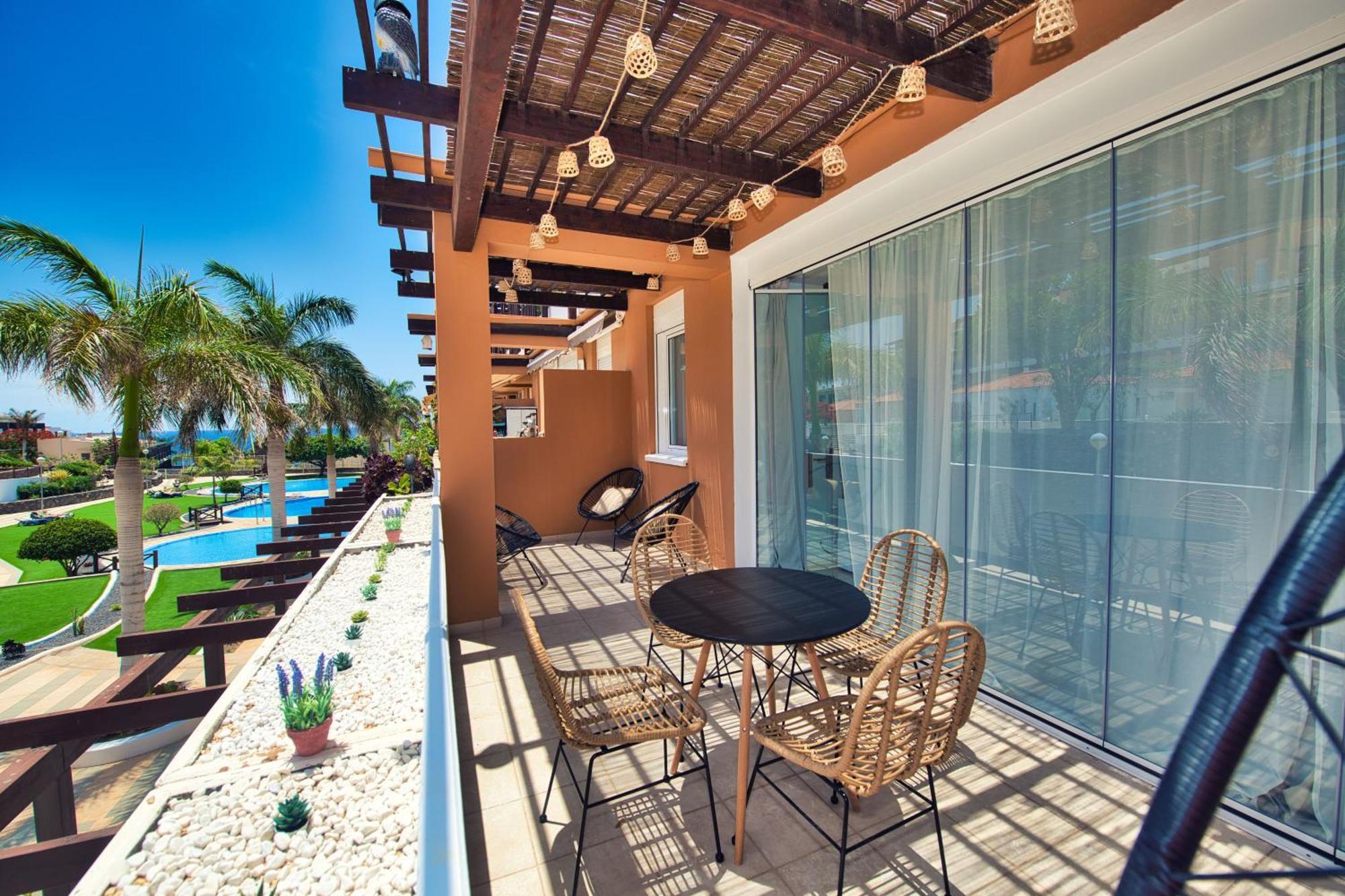 Ocean View Perfect Sunset Apartment, 4 Rooms 137M2, Wifi & Bbq San Miguel de Abona Esterno foto